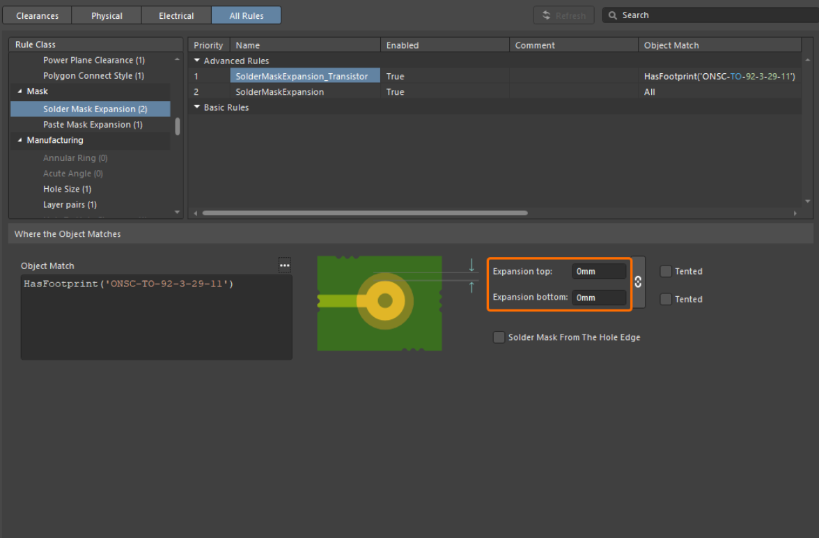 تعیین قوانین جدید برای PCB