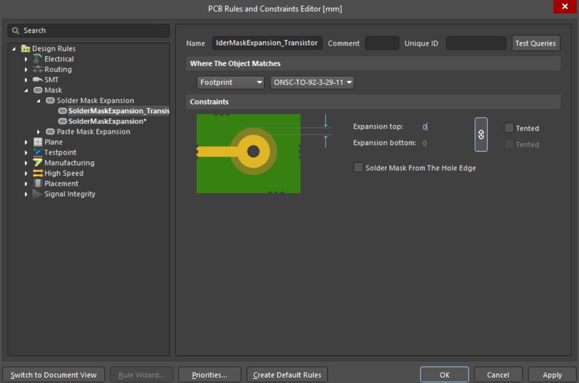 پیکربندی قوانین فایل PCB آلتیوم دیزاینر