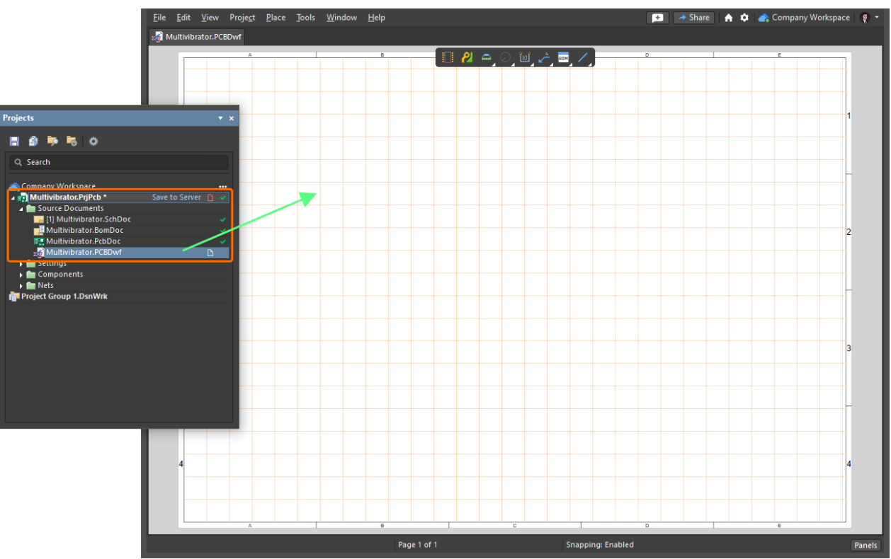 ساخت و پیکربندی فایل draftsman