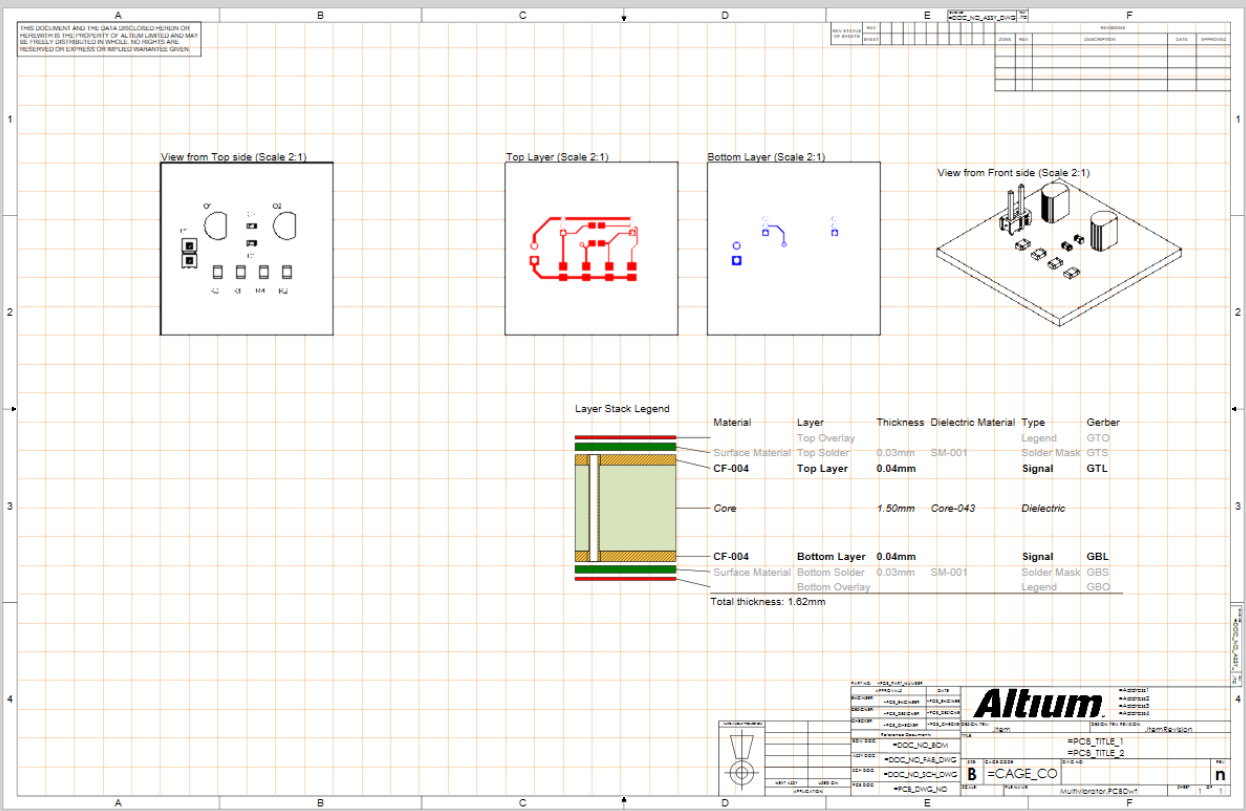 افزودن راهنمای پشته لایه‌ها (Layer Stack Legend)