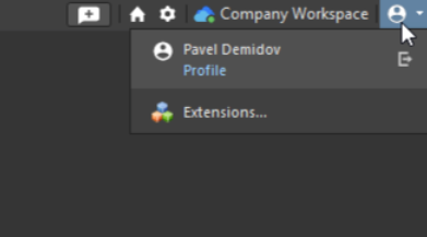 تغییر بخش حساب کاربری آلتیوم دیزاینر