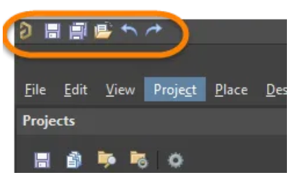 نوار دسترسی سریع (Quick Access Bar)