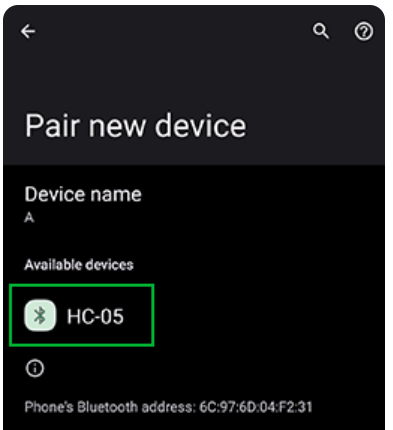 اتصال ماژول بلوتوث Hc-05