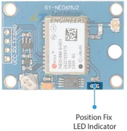 تغذیه ماژول GPS Neo 6m