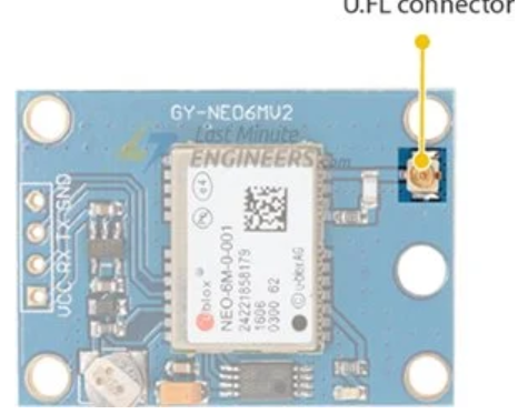 کانکتور آنتن ماژول GPS Neo 6m