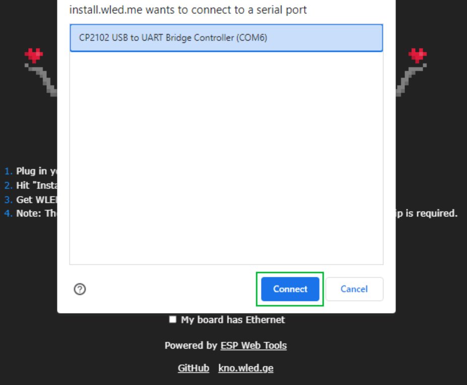 نصب پلاگین WLED