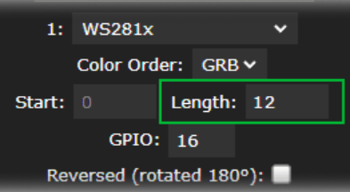 تعیین طول ال ای دی