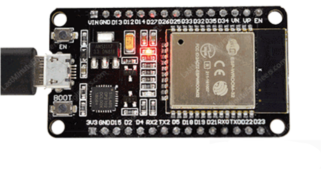 چشمک زدن برد ESP32
