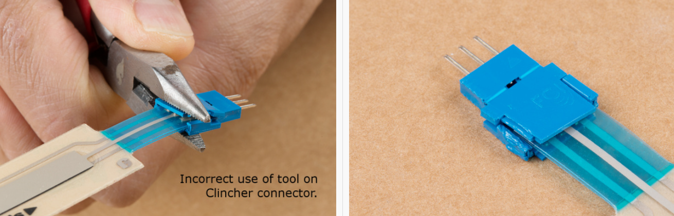 اعمال نادرست فشار و آسیب بدنه کانکتور