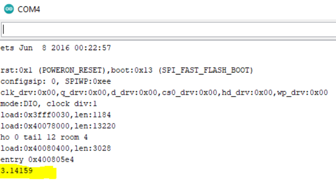 ذخیره داده Float در حافظه فلش ESP32