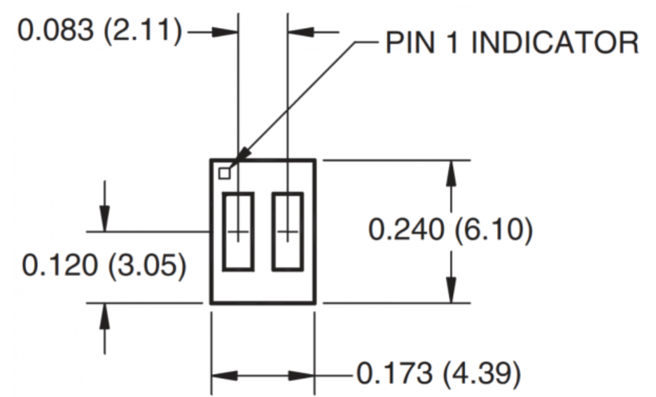 تصویر پین های سنسور QRD1114