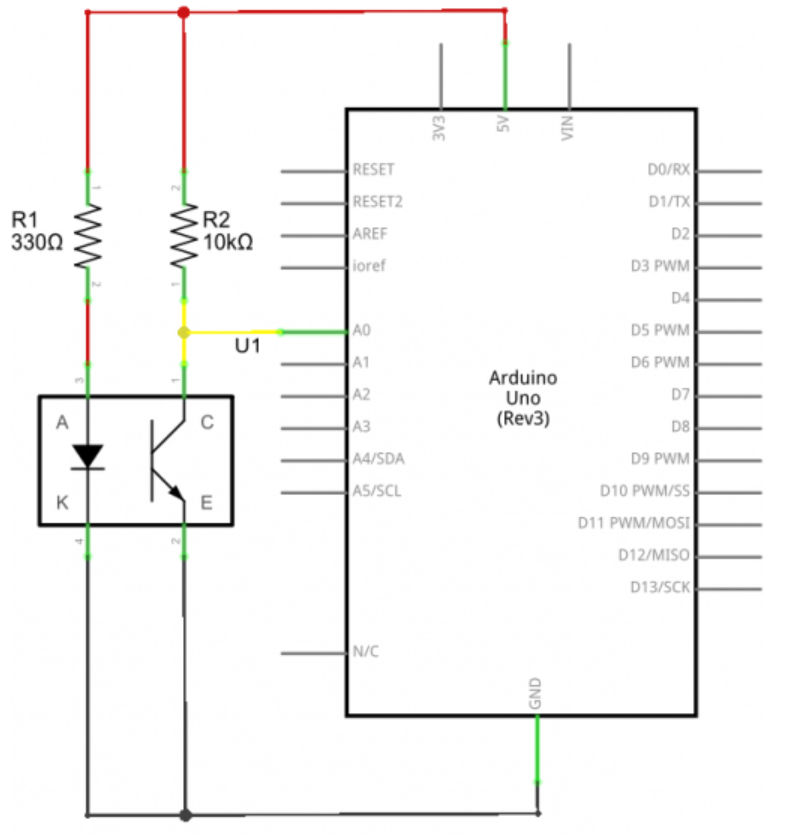 پروژه نمونه QRD1114 با آردوینو