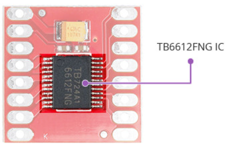 درایور موتور TB6612FNG