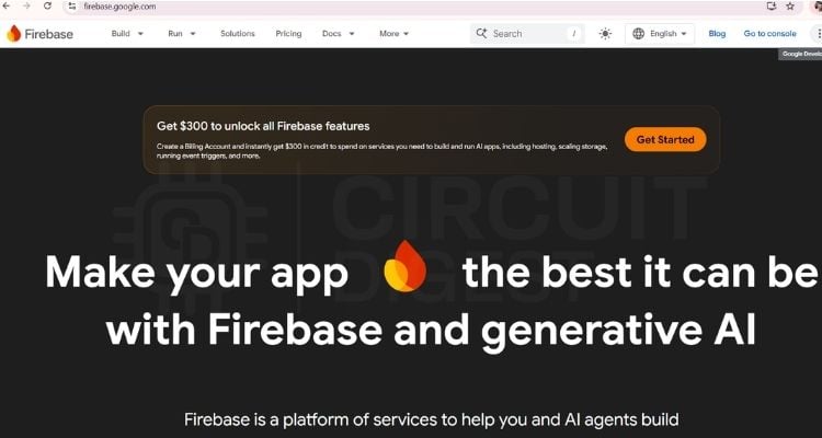 {'placeholder': '[[IMAGE_1]]', 'alt': 'صفحه خوشامد کنسول Firebase پس از ورود کاربر'}