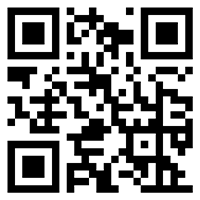 مثال یک کد QR مربع برای تست اسکن با دوربین