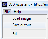 تنظیمات Byte Orientation در LCD Assistant