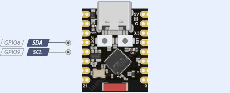 هشدار درباره استفاده از GPIO8 و GPIO9 برای I2C